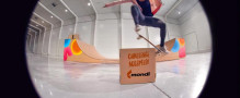 First-ever skateboard half pipe successfully built from containerboard to highlight material values